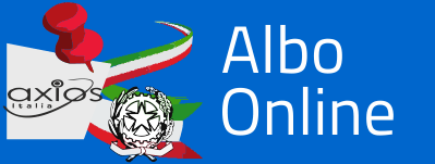 bottone blu per accedere all'albo online di axios