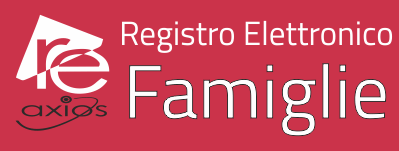 bottone rosso per accedere al registro eloettronico famiglie